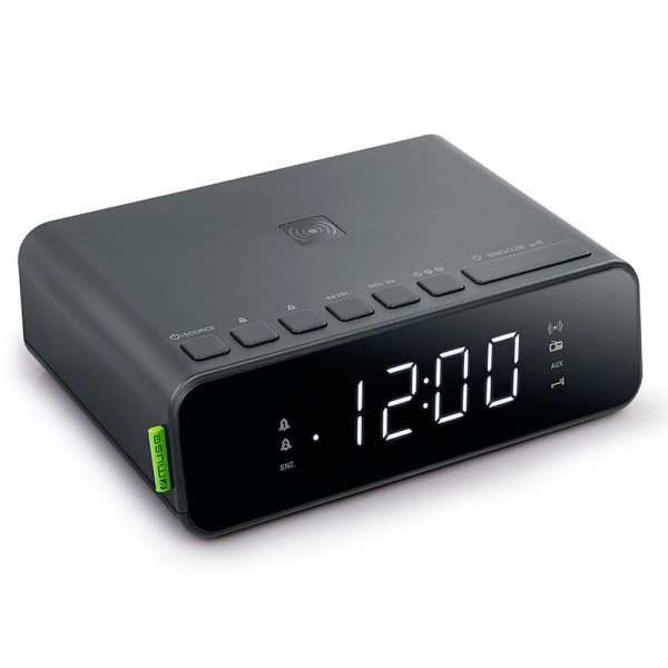 M-175 | Muse FM dubbele wekkerradio draadloze telefoon opladen 5W